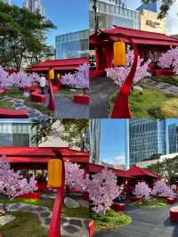 深圳灣萬象城春日櫻花樂園，浪漫到犯規