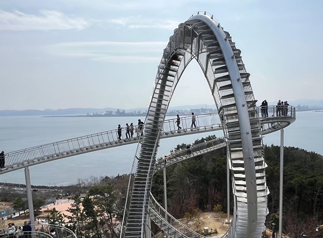 漫步浦項環湖公園｜邂逅獨特的太空步道