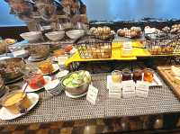 รีวิวบุฟเฟ่ต์อาหารเช้าที่โรงแรม double tree