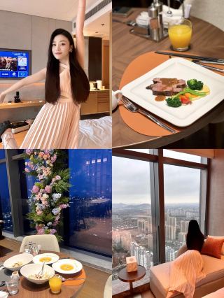 New destination in Jiangsu! A high-altitude hotel overlooking the stunning city view of Jiangyin