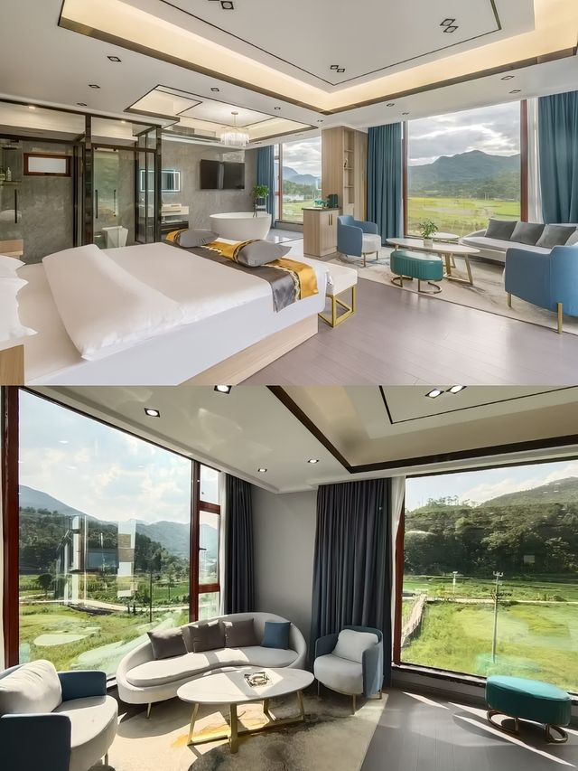 邂逅花海驛站，擁抱自然的理想之居 在永嘉岩坦鎮東岙村，有一處被花海與田園簇擁的美好所在——花海驛