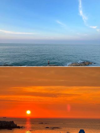 웨이하이 다녀왔는데, 7-9월은 정말 비추천해요. 너무 매력적이라서요