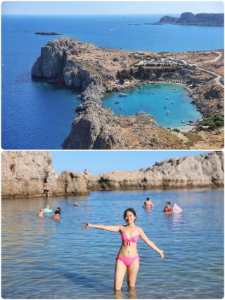 Compared to Santorini, I love Rhodes Island more