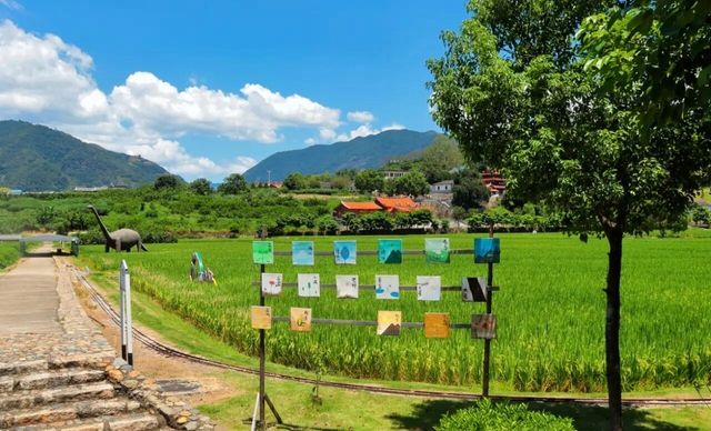廈門周邊1h直達！藏在土樓旁的「漫畫稻田」，治癒所有疲憊
