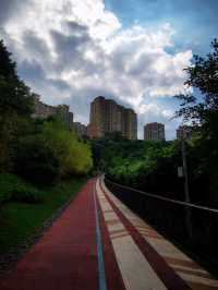 雨過天晴的自貢鳶山公園