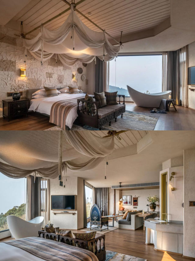 哀牢山這家民宿！躺床上就能追雲海日出