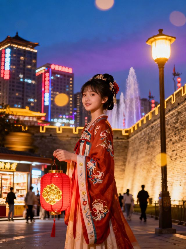 西安夜遊大唐不夜城