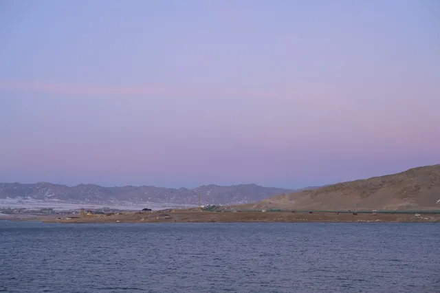 賽里木湖粉調彩霞時刻及拍攝位置