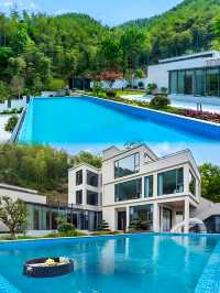 安吉這家山野民宿太好躺了!溫泉泳池絕美隱世美宿