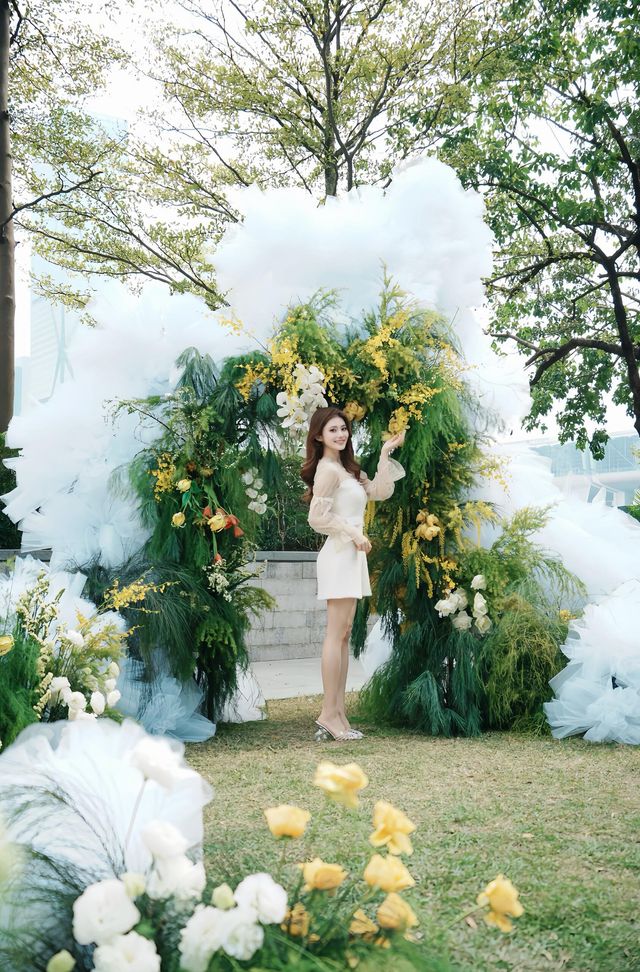 福田CBD高空草坪婚禮把浪漫焊在細節裡！