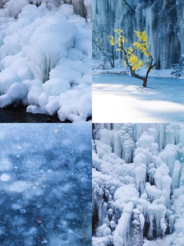 시안에서 1시간 직행! 현실판 빙하기 얼음폭포+얼음호수+상고대 한 번에 실컷 감상하기