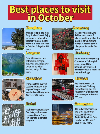 Don't follow the crowds in October! These hidden gems are uncrowded, beautiful, and affordable—go for it!