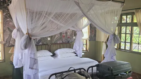 사파리 모험을 떠나기 전의 완벽한 휴식처 — traveler post in Arumeru