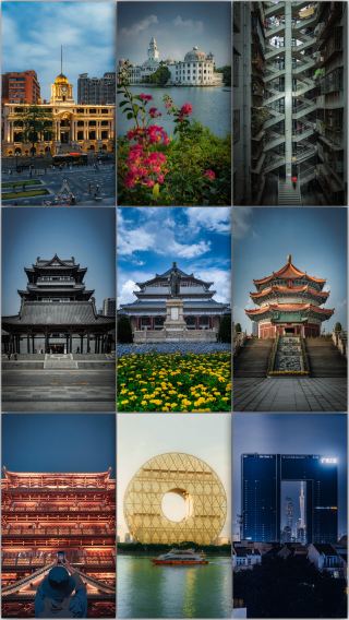 Immersive Chinese-style architectural vibes, Foshan landmark architecture photo spots