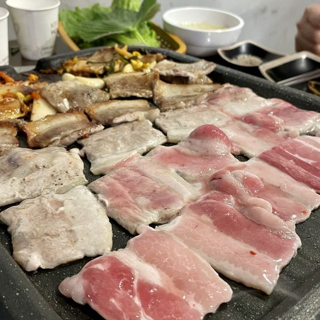 추운 날씨도 녹을 냉동삼겹살 맛집, 상계역 경월당🐷
