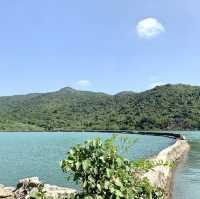 曝罟灣-欣賞半月型堤圍,起子灣小碼頭打咭