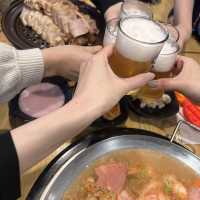 韓国/ソウル【龍山】駅直通！プデチゲとポッサムを食べられるお店