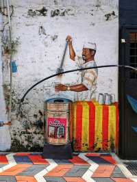 The colours of Kuantan Art Street, Pahang.