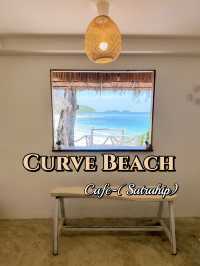 คาเฟ่ลับสัตหีบ Curve Beach Cafe หาดนางรำ