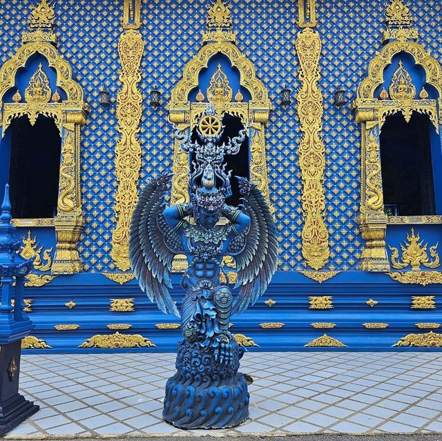วัดร่องเสือเต้น วัดสวยสีน้ำเงิน จ.เชียงราย