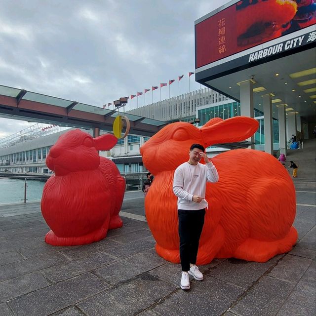 海港城兔年裝飾