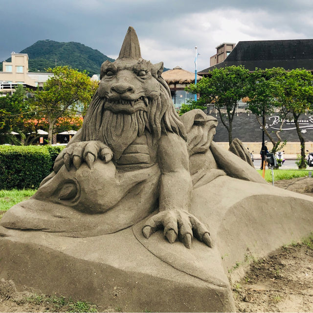 暑假帶孩子來八里看沙雕：2023年八里城市沙雕展