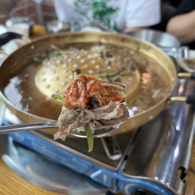 파가 한가득 들어간 소불고기 맛집 소들목장!