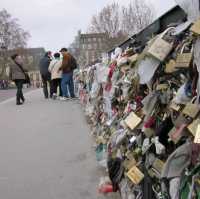 Love Locks on the Seine River