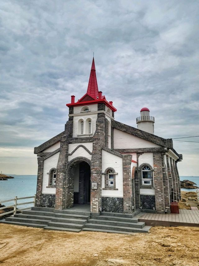 예쁜성당과 오션뷰 콜라보로 포토존의 완성💒🌊