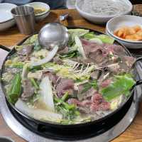 오픈런해야 가능한 대전 수육전골 찐맛집 전민동 한우곰탕
