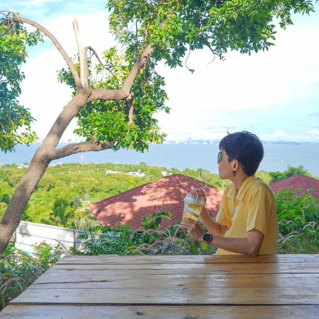 Local café พื้นเพ เกาะล้าน เห็นวิวพัทยาทั้งเมือง