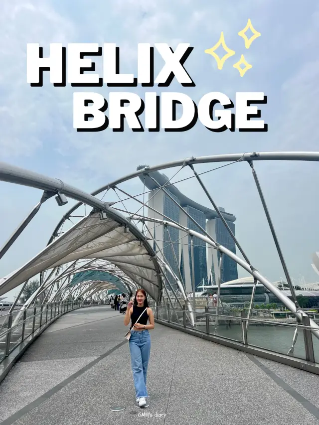 สะพาน Helix มุมถ่ายรูปดีไซน์เก๋ ที่สิงคโปร์ ✨