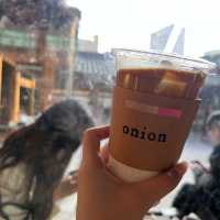 Hanok theme cafe near palace