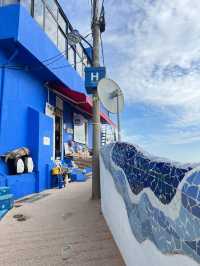 釜山海邊白淺灘文化村