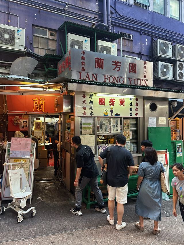 [香港] 遠近馳名絲襪奶茶創始店 必吃的排隊美食茶餐廳-蘭芳園