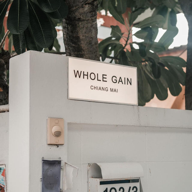 📍Whole gain cafe ร้านอาหารเช้าในเมืองเชียงใหม่