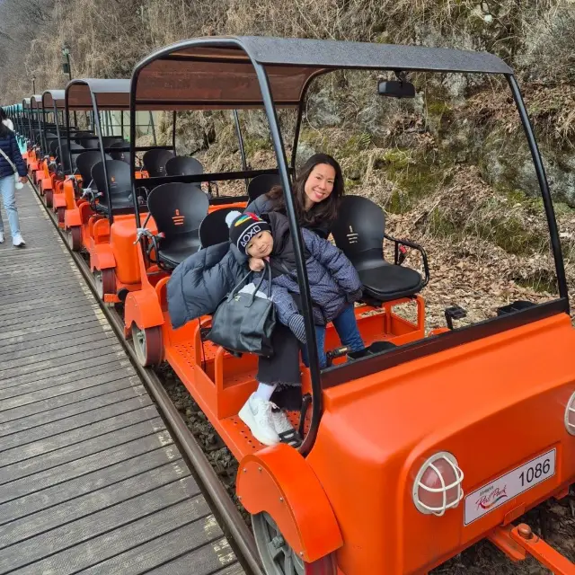 Exciting Ride at Ganchon Rail Park