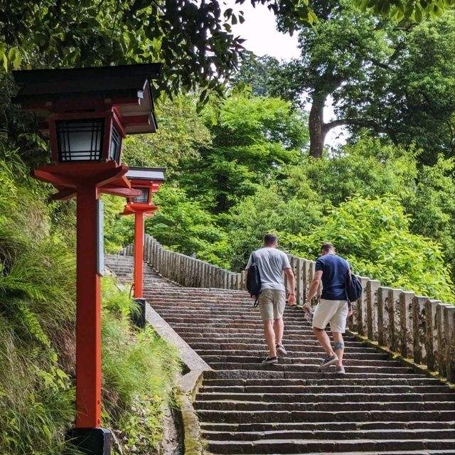 日本京都-享受深山古剎的悠閑寧靜：鞍馬寺