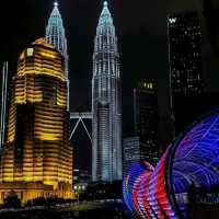 Saloma Bridge - Beautiful skyline of Kuala Lumpur