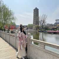 Strolling through Luoyi Ancient City in Hanfu: A Journey Back to the Tang Dynasty!