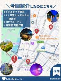 📍東京　　半日で回れる無料スポット