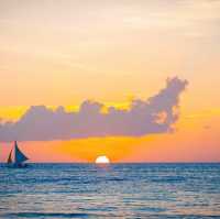 Best Sunset that took my breath away at Boracay Beach!
