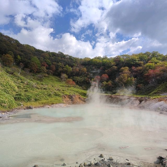 北海道自駕游-登別地獄谷/大湯沼/奧之湯/天然足湯