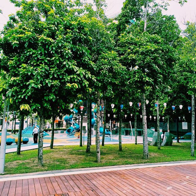 馬來西亞檳城喬治城著名城市古跡綠洲公園景點:Prangin (SiaBoey) Park Georgetown，適合打卡拍照📸親子遊