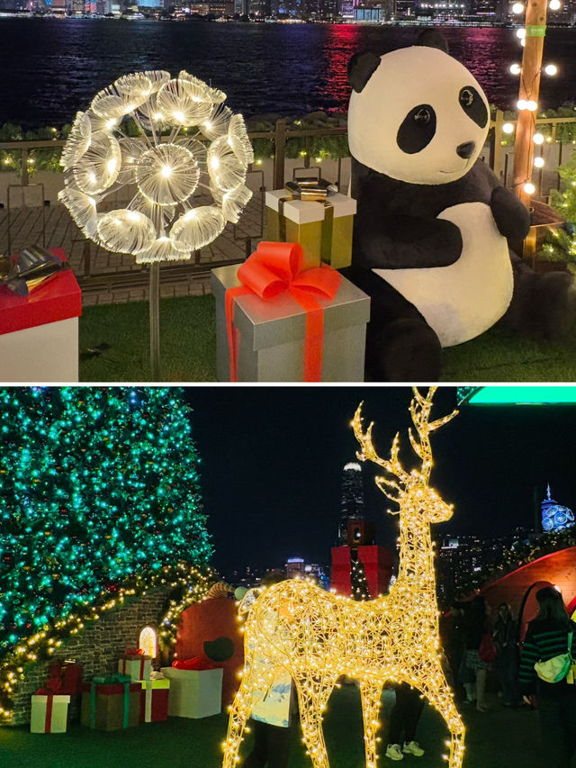 西九文化區聖誕小鎮-香港冬日盛事，將聖誕氛圍 融入維港美景