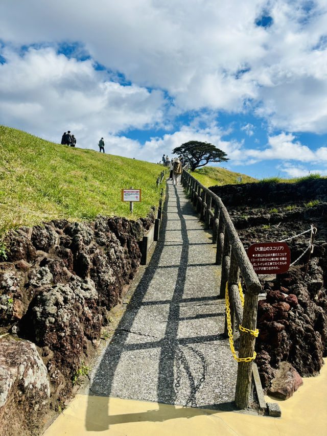【日本伊東】大室山：壯觀的火山口，繞行山巒的樂趣