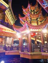 🌙 Nighttime Serenity: Exploring the Nine Emperor Gods Temple in Butterworth 🏮✨