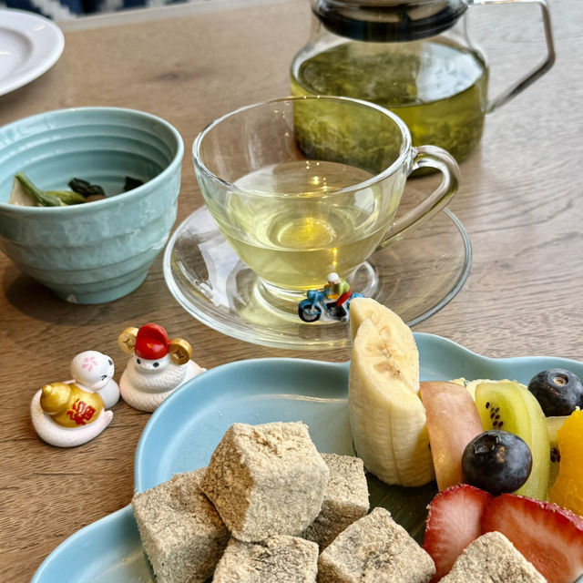 高雄大立百貨公司1樓蔦屋書店的美食餐廳（茶屋）輕食非吃不可