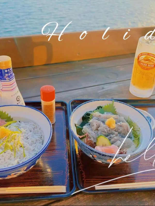 【江の島】絶景スポットで食べる絶品しらす丼