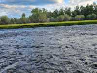 Just a real vacation on the riverbank, between heaven and earth.